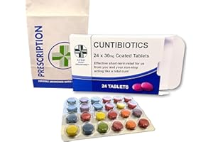 PARTY PEOPLE Joke Pill Box Prank Including Blister Pack of Chocolate Bean Sweets. Funny rude Novelty Gift for Men Boyfriend Dad Grandad Women Girlfriend Mum April Fools - Ideal birthday present or man gift - cun