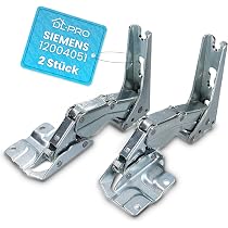 SPARES2GO Türscharnier-Set Für De Dietrich Kühl-/Gefrierschrank - 2 Scharniere Mit Dichtungen