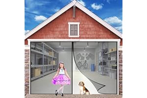 AMZBSGD Moustiquaire Porte Magnétique Rideau Moustiquaire Aimantée, 240x220cm, Rideaux Toile Insect Ecran, Anti Moustique Insecte Mouche Pour Porte Patio Couloirs, Personnalisable, Noir