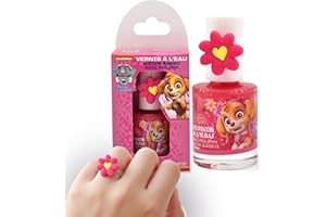 ‎MEVSIM STORE Paw Patrol Kinder Nagellack – Wasserbasierter Nagellack 9 ml – Ungiftig, Sicher & Leicht aufzutragen – Mit warmem Wasser abwaschbar – Perfekt für Mädchen