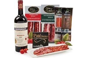 GENÉRICO Lote 230: Cesta de Navidad Gourmet con Ibéricos, Paté y Vino Reserva Premium - Ibéricos a domicilio gourmet