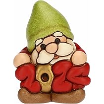 THUN Teddy Buon Anno 2024 Con Calice - Decorazione Natalizia In Ceramica Dipinta A Mano, Idea Regalo - Foto 9