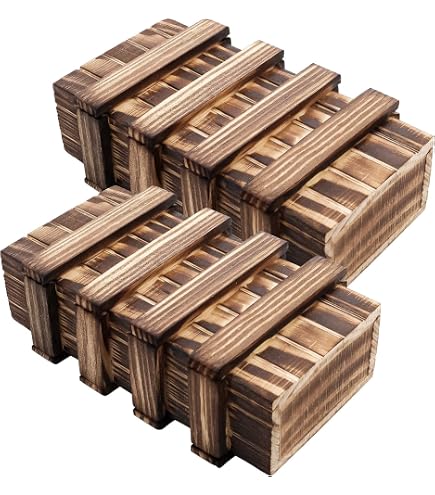 Boîte Cadeau Magique En Bois – Puzzle Argent, 17 X 9,5 X 2,5 Cm, Cadeau Mariage Et Anniversaire, Casse-tête