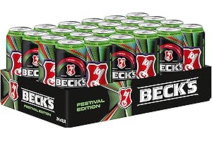 ‎BECK'S BECK'S Pils Dosenbier Limited Festival Edition, EINWEG (24 x 0.5 l Dose), Pils Bier, nur für kurze Zeit verfügbar
