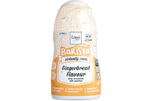 THE SKINNY FOOD CO Skinny Food Co Barista Shot 60ml - Gingerbread | Sugar & Gluten Free, Fat-Free, Vegan-Friendly Coffee Syrup - Zero Calorie Flavor Enhancer pairs perfectly with your baking, Smoothies & hot Chocolate