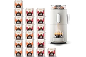 CAFE ROYAL SWITZERLAND PROFESSIONAL Machine à Café CoffeeB Globe Blanc + Pack Découverte 180 Coffee Balls Espresso | 90 Boules Espresso Forte + 90 Boules Espresso Suprémo - 100% Compostables