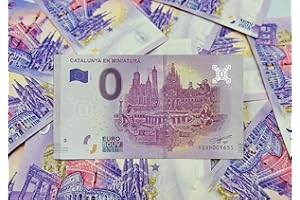 EUROSOUVENIR Cadeaux Originaux - Billets de Banque personnalisés la Catalogne en Miniature - Imprimés sur du Papier-Monnaie - Souvenir de Mariage - Design de Billets de Banque - Euro Souvenir