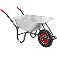 Kelberg Schubkarre Agro 290L – Bis 250 Kg Belastbar, Mit Luftreifen & Stahlfelge