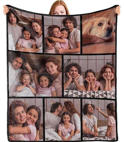 Personalized Flannel Blanket With Name – Custom Gift For Kids, Teens, Adults – Christmas, Birthday, Anniversary