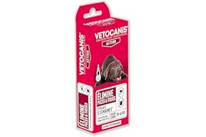VETOCANIS Vétocanis - Fiprocanis Pipette Anti-Puces Anti-Tiques Chien - Traitement et Protection contre Infestations - Antiparasitaire Grand Chien 20-40 kg