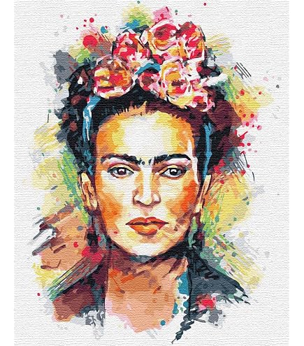 ZLLPRETTY Malen Nach Zahlen Frida Kahlo - DIY Ölgemälde Auf Leinwand 40x50cm