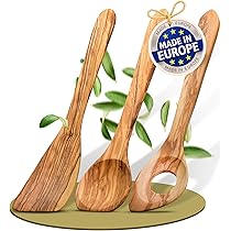 TOPANBIETER 999 kooklepelset 3-delige olijfhout Keukenhulpjes verschillende uitvoeringen- saladebestek, honinglepel, zout- of pepermolen (Honinglepel TOPANBIETER 999 kooklepelset 3-delige olijfhout Keukenhulpjes verschillende uitvoeringen- saladebestek, honinglepel, zout- of pepermolen (Honinglepel