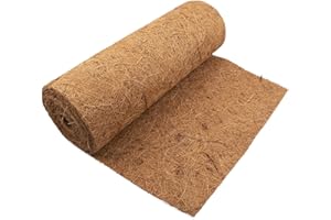 Fengaim Kokosmatte Winterschutz, Kokosmatte für Pflanzen, Coco Hängende Korbeinlage, Garten Pflanze Blumentopf Kokosnuss Faser Matte Liner Roll für Terrassencontainer Wandtröge
