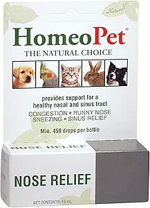 Homeopet Nose Relief 15ml Amazon Co Uk Pet Supplies