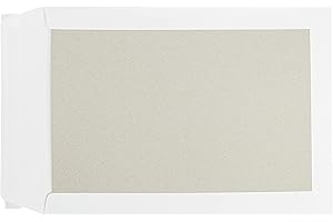 ‎BLANKE BRIEFHÜLLEN Papprückwandtaschen, Versandtaschen, C4, 229 x 324 mm, weiß, 100 Stück, ohne Fenster, Haftklebung mit Abziehstreifen, Gerade Klappe, 120 g/qm Offset, Blanke Briefhüllen