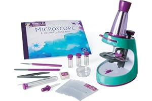 Learning Resources Nancy B's Science Club Microscope for Kids, Ages 8+, STEM Microscope Kit, Science Toy, Real Working Microscope, Gifts for Kids