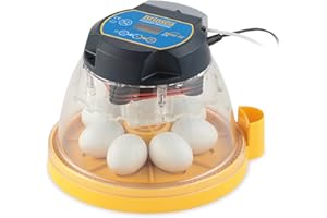 Brinsea Mini II EX 7 Hen & Duck Egg Incubator - British Made, Premium Quality, Fully Automatic Turning & Integral Automatic Humidity Control Incubator - Includes Alarms & Egg Cooling. 3 Yr Guarantee.