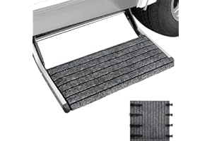 GD HUA Cubreescalera Para Autocaravana, 46*46 cm, Alfombrilla Protectora Para Escalones,Alfombra Antideslizante, Alfombrilla Con Diseño de Doble Hebilla,Para Usar Durante Viajes Por Carretera o Parques