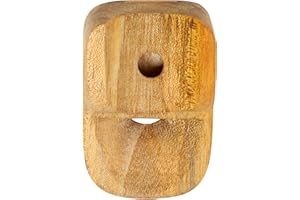 TERRÉ Nasenflöte aus Mahagoni einzigartiges Blasinstrument aus Holz Nasenspiel Klassik bis Vogelgezwitscher