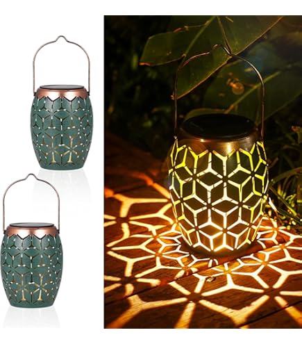 Lot De 2 Lampes Solaires De Jardin, à Brancher Au Sol Etanche Lumiere Chaude Ideale Pour Les Villas Et Eclairage Paysager 96210794