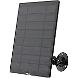 (Type C）ieGeek Solarpanel für Überwachungskamera Aussen Akku, Wetterfest, 360° Einstellbare Halterung, USB Schnittstelle, Unt