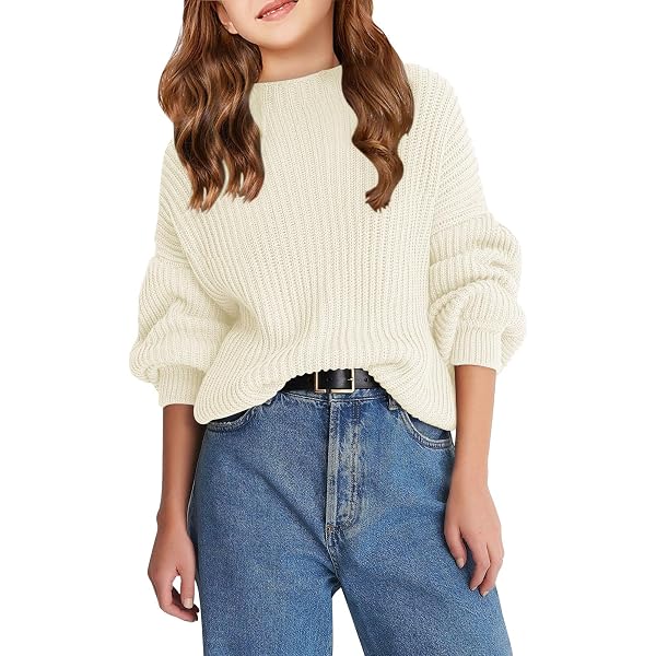 Pull Fille Winmany Cœur Tricoté - Manches Longues Col Rond - 3 à 7 Ans - Polyester Doux