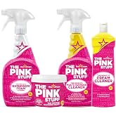 Stardrops - The Pink Stuff - Miracle Cleaning Ultimate Bundle &ndash; Paste, Multi-Purpose Spray, Bathroom Foam Spray, and Cream Cl