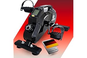 ‎FJOERDESPORTS Fjoerdesports Arm and Leg Trainer, Mini Exercise Bike, Exercise Trainer, Home Office Training with Training Display, Home Trainer, Various Resistance Levels, Senior Trainer