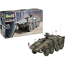 レベル 1/35 GTK BOXER sgSanKfz & LUCUS 中古品 Revell Germany 1/35 GTK Boxer GTFz Armored Transport Vehicle