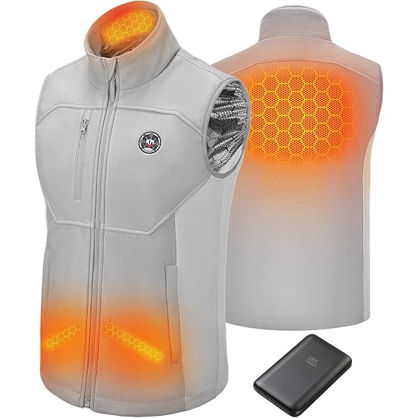 Gilet Riscaldante KEMIMOTO USB - 8 Elementi Per Uomo E Donna