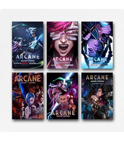 Poster De La Série Télévisée Arcane Jinx - Art Mural Moderne