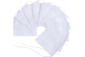 Anpro 100PCS Sachet de Thé Jetable,Passoire Médicaments Chinois Sachet Multiusage Défilage Non-tissé Sachet Vide Alimentaire Ecologiste Filtre à Thé - 7cm x 5.5cm