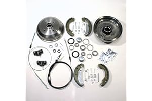 AUTOPARTS-ONLINE Bremstrommel/Bremsen Set + 2 x Handbremsseil hinten