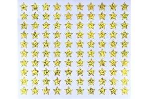 Storm&Lighthouse 600 x Pegatinas Oro Holográficas de Estrellas Gomets Colores Surtidos Pequeñas Maestra Recompensa Pegatinas de Estrellas Manualidades Recursos Aula