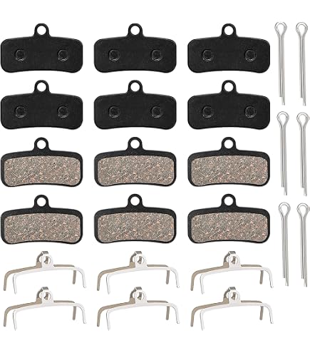 Alphatrail MTB Remblokken - Organisch - Compatibel Met Shimano D02S, D03S, Saint, SLX, XT & Tektro - Voor E-bike & Mountainbike