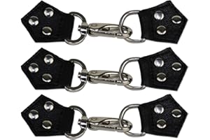 ‎MDM MDM Lederwesten Schnallen Verschluss zum Nachrüsten (3 stk. im Set)