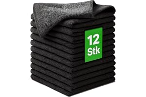 Kemes Rengöringsdukar mikrofiberdukar rengöringsdukar set 12-pack för torr och fuktig användning – mikrofiber kökshandduk pol
