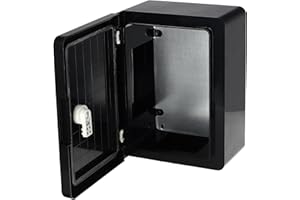Quadro Elettrico da Parete 280x210x130 mm IP65 Nero - Scatola di Distribuzione in ABS con Piastra di Montaggio Zincata - Armadietto per Impianti Elettrici da Esterno e Interno - Horoz Electric