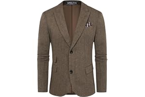 PJ PAUL JONES Sakko Blazer britannique pour homme Coupe droite 2 boutons Veste d'affaires moderne