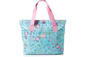 Nurse is Love Borsa Donna Grande Infermiera - Borsa Lavoro Donna, Borse Con Scomparti e Manici Resistenti. Metti Kit Pronto Soccorso, Forbici Infermiere, Porta Badge, Felpa