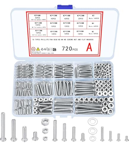 Set 97 Dadi A Farfalla Metrici - M3/M4/M5/M6/M8/M10/M12, Acciaio Zincato, Per Meccanica E Falegnameria