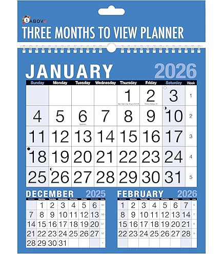 Agenda Mural XXXL Planificateur Mural 2025 XXXL - 120,7x41,9cm - Janvier à Décembre 2025 - Papier Épais, Dégradé De Couleur Grand Planificateur 2025