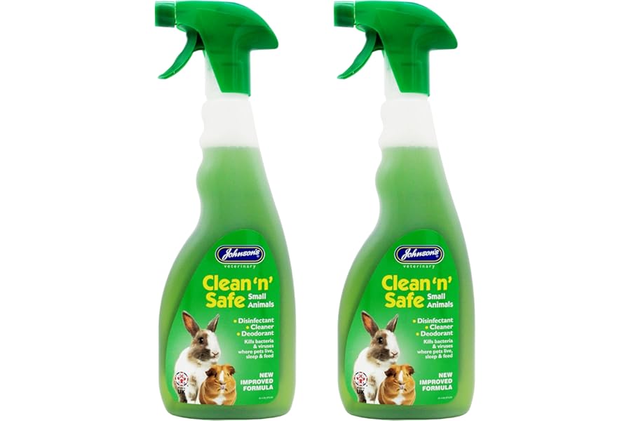 (2 Pack) Johnson's Vet - Safe Pet Disinfectant for Small Animals 500ml