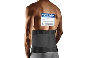 ‎BACK BODYGUARD BACK BODYGUARD Rückenstützgürtel - Nierengurt - Orthogürtel - Nierenwärmer Herren und Frauen - Rückengurt - Rückenbandage - Ortho Gürtel Isg - Rückenstütze - Ischias Gürtel (Schwarz, XL)