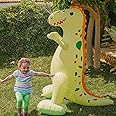 Float Joy Giant Dinosaur Sprinkler Inflatable Dinosaur T-REX Great Gift for Kids and Adults Dinosaur Toy for Pool Party Decorations, Summer Yard and Outdoor Play Summer Party