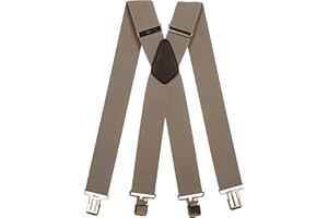 Olata Bretelles Hommes Large avec Design en X Robuste et Sangles Extra Larges – 5 cm