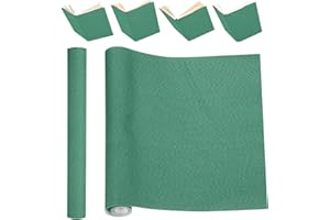 PATIKIL Book Binding Cloth, 51 x 11 Inches Book Cloth for Binding Repairing Fabric Surface Paper Backed Bookbinding Supplies, Dark Green