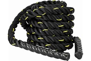 KOMODO Battle Rope Power Training 9M/38mm Upper Body Strength Training Workout Battling Exercise Gym Fitness