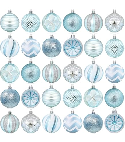 Lote De 12 Bolas De Navidad (D80 Mm) Arc En Ciel Multicolor - Bola Y