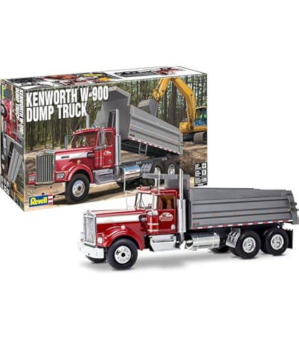 Revell Monogram Kenworth W900 - Coche Escala 1:25, Color Negro
